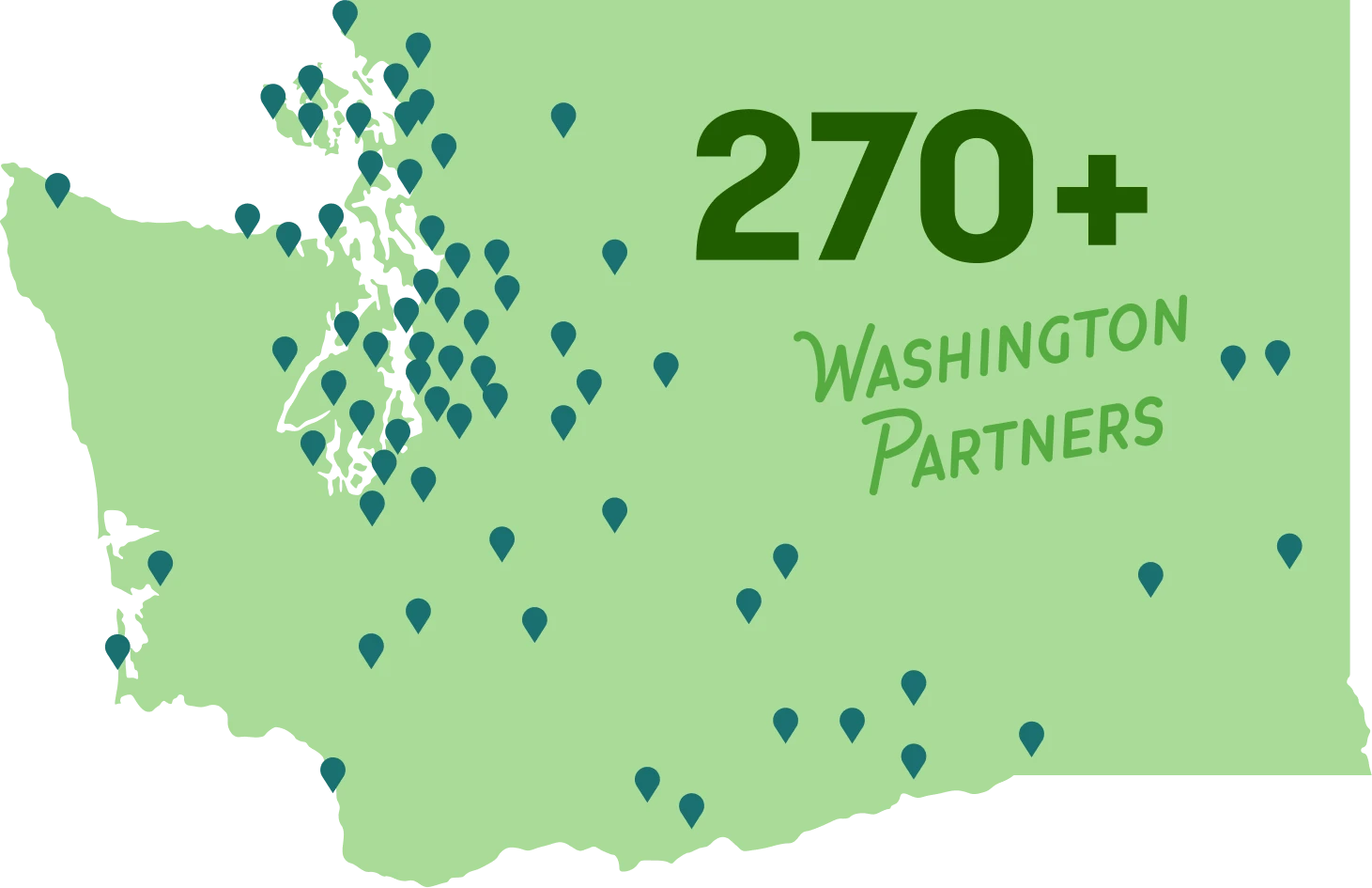Over 270 Washington partners